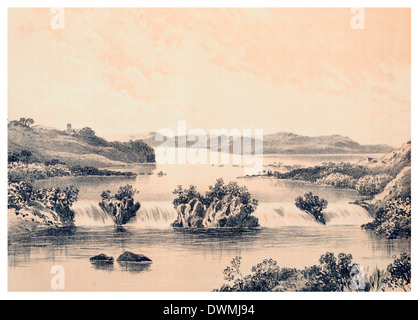 Nyanza Lac Victoria Falls Ripon Banque D'Images