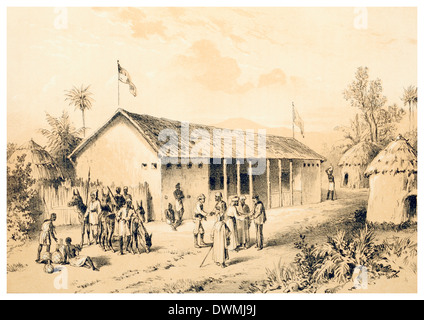 Visite de arabes à Kwirara Banque D'Images