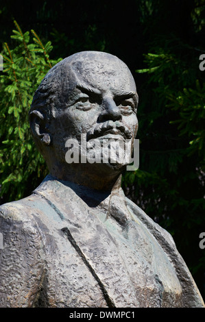 Statue de Lénine, Staline, monde Gruto Park, Vilnius, Kaunas, Lituanie, Région Europe Banque D'Images