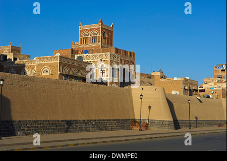 Vieille ville de Sanaa, Site du patrimoine mondial de l'UNESCO, au Yémen, au Moyen-Orient Banque D'Images