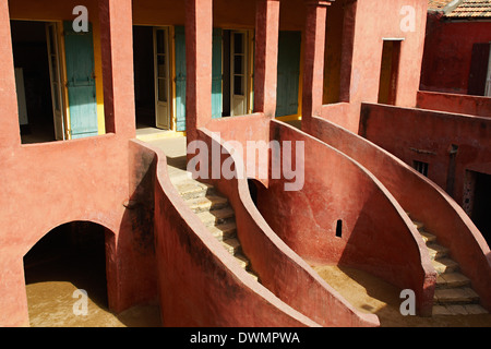 La Maison des Esclaves, l'île de Gorée (Ile de Gorée), site du patrimoine mondial de l'UNESCO, le Sénégal, l'Afrique de l'Ouest, l'Afrique Banque D'Images