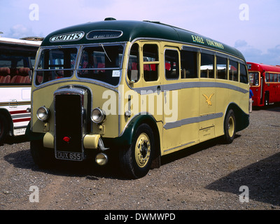 Daimler CVD6 seul decker bus ou autocar, avec Melcraft coach corps. Construit 1947 Banque D'Images