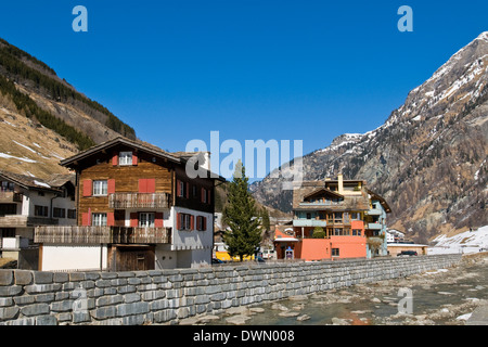 La Suisse, dans le canton de Grisons, Vals Banque D'Images