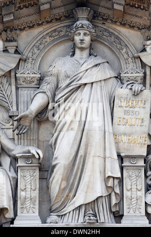 Palais Bourbon, Assemblée Nationale, Paris, France, Europe Banque D'Images