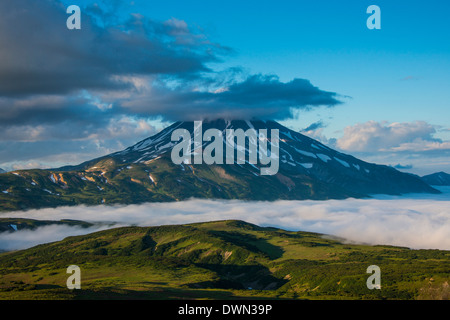 Volcano, Kamchatka Vilyuchinsk, la Russie, l'Eurasie Banque D'Images