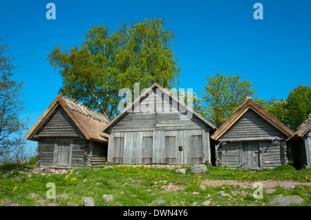 Chalet de pêche, Altja Banque D'Images