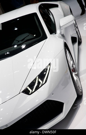 Lamborghini Huracán LP 610-4 au 84e Salon International de l'Automobile de Genève 2014. Banque D'Images