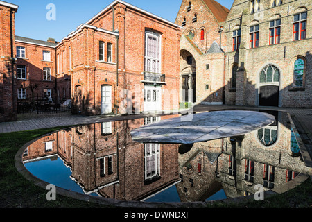 Ancien Hôpital de Saint John, le centre historique de Bruges, Belgique, site du patrimoine mondial de l'UNESCO Banque D'Images