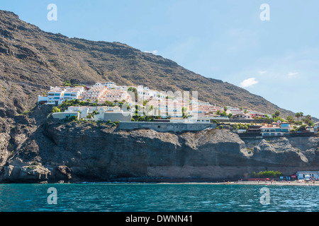 Complexe de l'Hôtel, Los Gigantes, Puerto de Santiago, Tenerife, Canaries, Espagne Banque D'Images