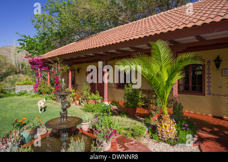 Hacienda Los Andes, Río Hurtado, Región de Coquimbo, Chili Banque D'Images