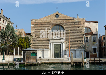 Église de San Marcuola, Grand Canal, Cannaregio, Venise, Vénétie, Italie Banque D'Images