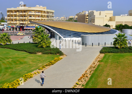La station de métro Union, Deira, Dubaï, Émirats Arabes Unis Banque D'Images