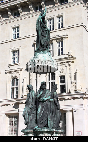 Austriabrunnen fontaine à Vienne, Autriche Banque D'Images
