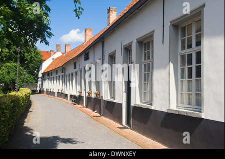 Béguinage de Hoogstraten, Belgique, site du patrimoine mondial de l'UNESCO Banque D'Images