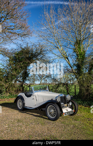 1936 MG Magnette NB Cresta Tourer, carrosseries par Bertelli Banque D'Images