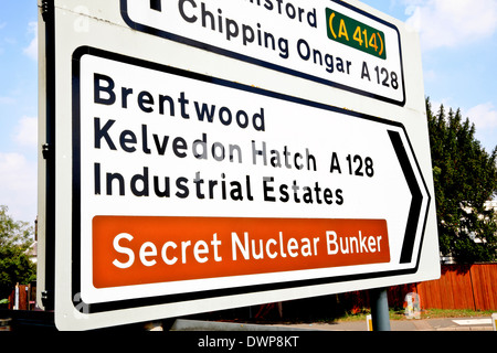 9356. Kelvedon Hatch, Secret Nuclear Bunker, Brentwood, Essex, Angleterre Banque D'Images
