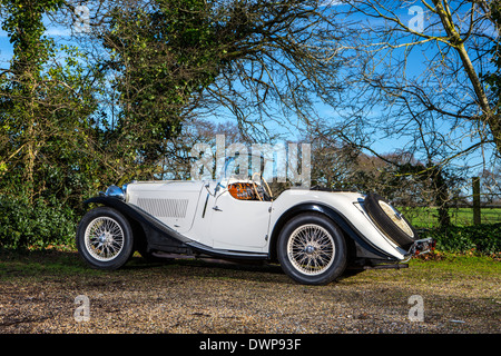 1936 MG Magnette NB Cresta Tourer, carrosseries par Bertelli Banque D'Images