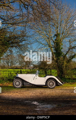 1936 MG Magnette NB Cresta Tourer, carrosseries par Bertelli Banque D'Images