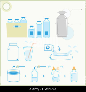 Illustration de graphiques Transformation Banque D'Images