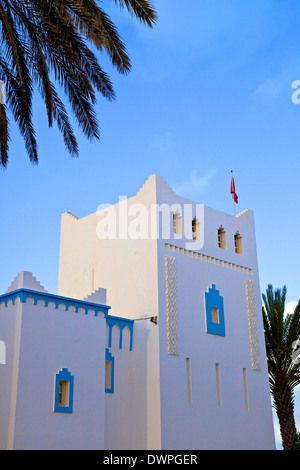 L'architecture Art Déco, Sidi Ifni, Maroc, Afrique du Nord Banque D'Images