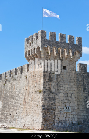 Сastle de Kamerlengo, Trogir, Croatie. Shot verticale Banque D'Images