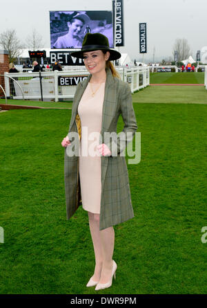 Cheltenham, Gloucestershire, UK . 12Th Mar, 2014. Rachel à Wyse jour deux, mesdames Jour du Festival de Cheltenham Gold Cup Crédit : Date 2014 jules annan/Alamy Live News Banque D'Images