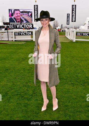 Cheltenham, Gloucestershire, UK . 12Th Mar, 2014. Rachel à Wyse jour deux, mesdames Jour du Festival de Cheltenham Gold Cup Crédit : Date 2014 jules annan/Alamy Live News Banque D'Images