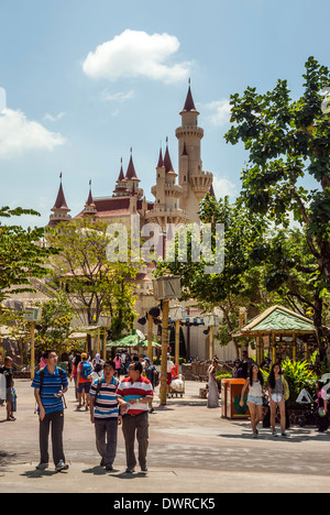 Le Château de Shrek, Universal Studios Singapore Banque D'Images