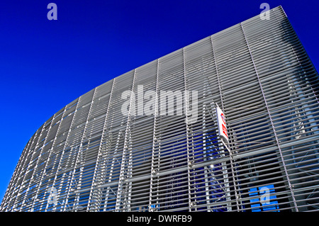 Façade de la gare de Blackfriars sur Queen Victoria Street, City of London, Londres, Angleterre, Royaume-Uni Banque D'Images