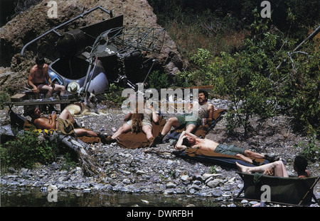 M*A*S*H* 1970 20th Century Fox Film. Les membres de l'Armée de l'Hôpital chirurgical mobile (MASH) pendant la guerre de Corée Banque D'Images