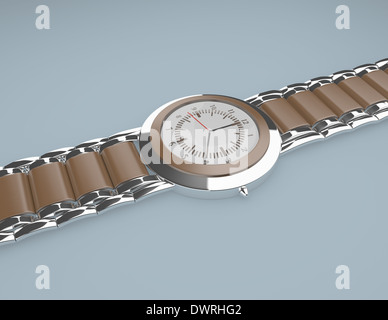3D Render of a Mans Wrist Watch Banque D'Images