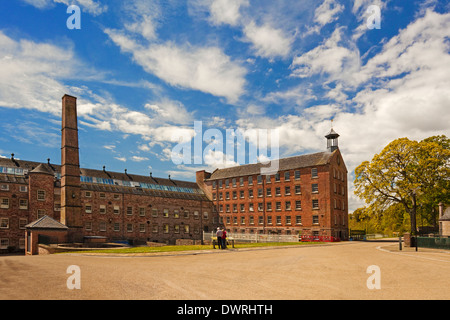 Milieu de l'usine et l'usine de Bell, Stanley Mills, près de Perth Banque D'Images