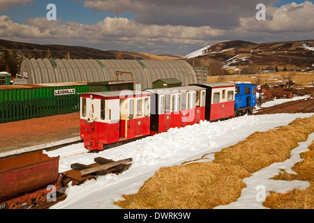 L'Leadhills et Wanlockhead Railway à Leadhills en hiver Banque D'Images