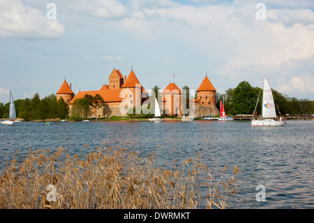 Château de Trakai, Trakai Banque D'Images