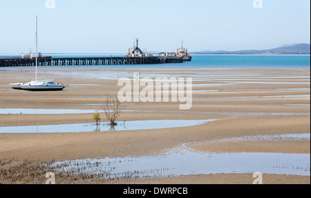 Scène de plage nord du Queensland Bowen Banque D'Images