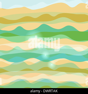 Résumé fond avec des vagues couleurs pastel Banque D'Images