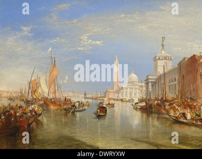 William Turner - Venise La Dogana et San Giorgio Maggiore Banque D'Images