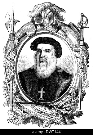Vasco da Gama (ca. 1469 - 1524), explorateur portugais Banque D'Images