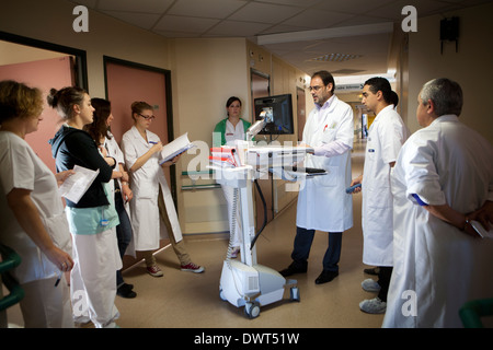 Équipe de l’hôpital Banque D'Images