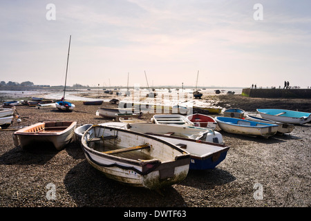 Le front de mer et port de la station balnéaire de Hayling Island, près de Portsmouth, Hampshire, Royaume-Uni Banque D'Images