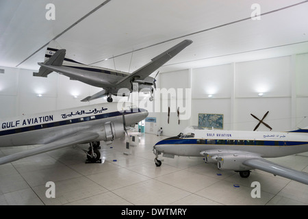 Vintage avion historique au Musée Al Mahatta, l'ancien préservé dans l'aéroport de Sharjah Emirats Arabes Unis Banque D'Images