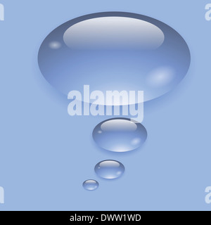 Illustration avec les bulles colorées pour votre conception Banque D'Images