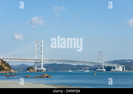 Onaruto Bridge, préfecture de Hyogo, Japon Banque D'Images