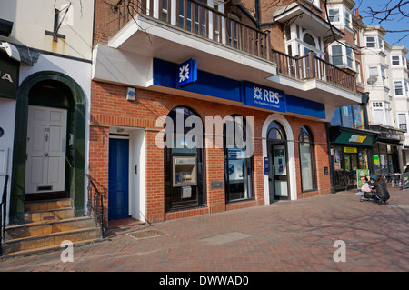 Royal Bank of Scotland RBS la construction de la société Worthing West Sussex UK Banque D'Images