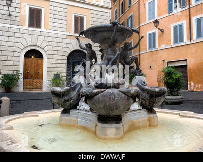 Fontana delle Tartarughe à Rome Banque D'Images