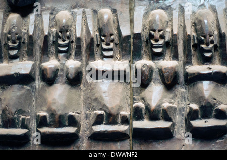 Sculpture en bois, Bamako, Mali Banque D'Images