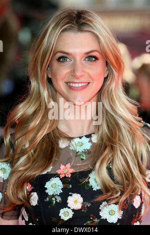 Anna Williamson arrive pour le Prince's Trust Awards 2014 à l'Odeon Leicester Square, Londres. 12/03/2014 Banque D'Images