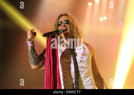Michael Starr Steel Panther effectuant à Thebarton Theatre à Adélaïde Adélaïde, Australie - 09.10.12 Avec : Michael Starr où : l'Australie Quand : 09 Oct 2012 Banque D'Images