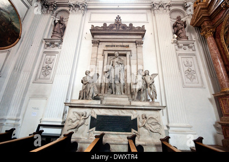 Germany, Bavaria, Munich, Neuhauserstrasse, St. Monument à Eugène de Beauharnais par Bertel Thorwaldsen Banque D'Images