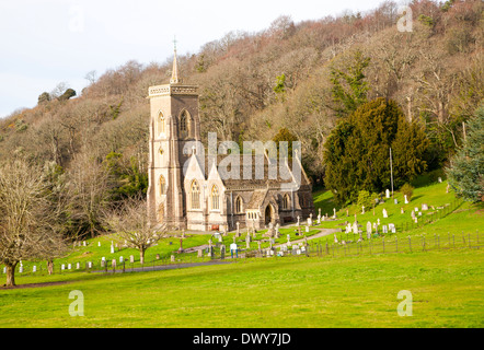 Église de St Etheldreda ou St Audries, West Quantoxhead, Somerset, England Banque D'Images